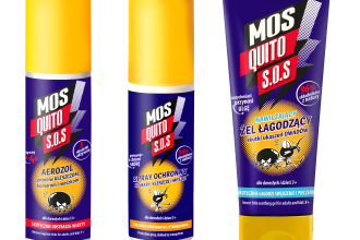 Produkty MOSQUITO S.O.S. na komary, kleszcze i meszki 