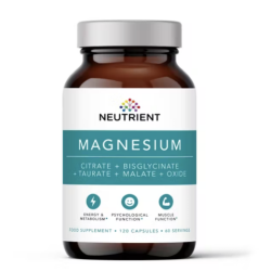 Magnez 4 biochelaty + tlenek magnezu Neutrient, 120 kapsułek