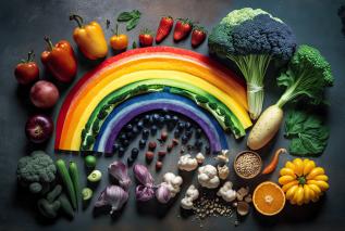 Dieta tęczowa - Ile warzyw i owoców należy jeść?