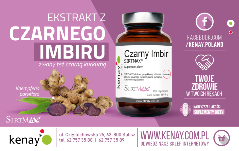 CZARNY IMBIR SIRTMAX® Kenay