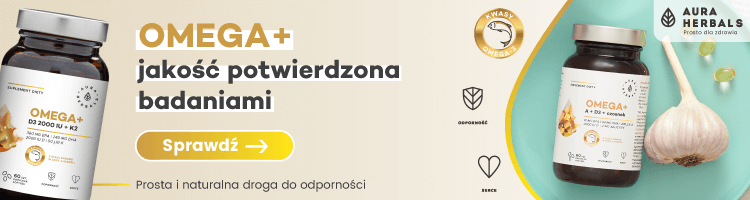 Omega-3 A+D3 + Czosnek Aura Herbals 