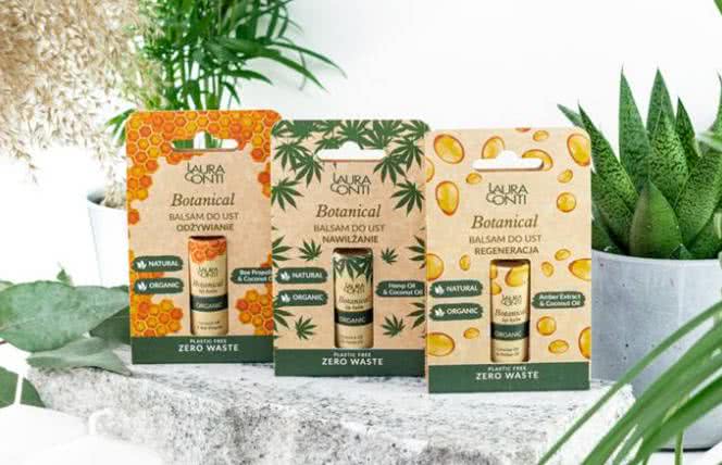 Balsamy organiczne do ust LAURA CONTI Botanical