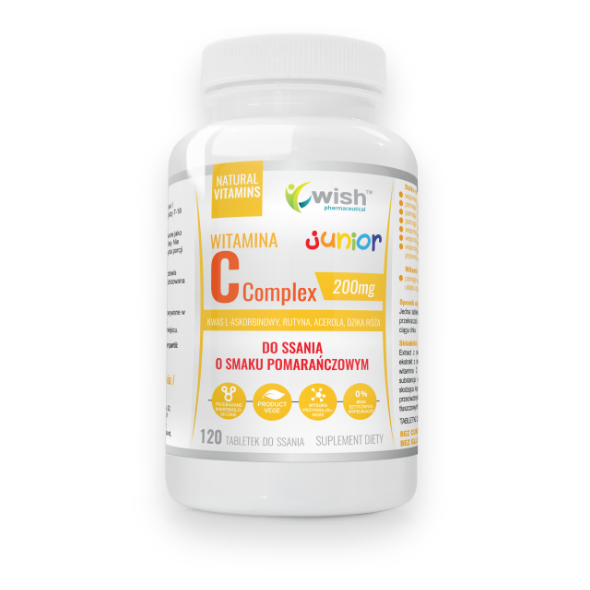 Naturalna Witamina C Complex Junior 200 mg+Rutyna