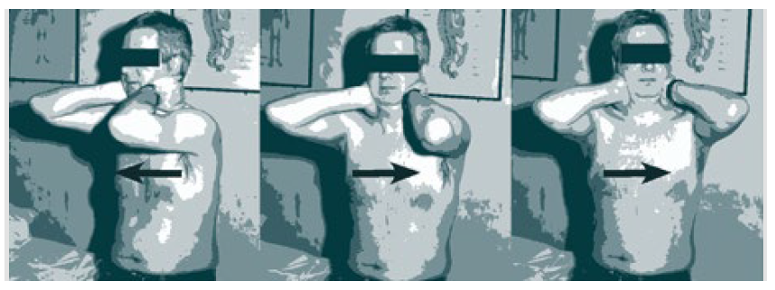 Rotacja górnej części klatki piersiowej