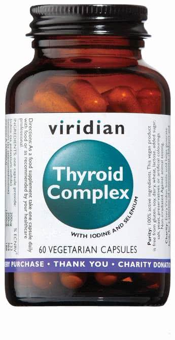 Viridian Thyroid Tarczyca Kompleks + Jod 60 kapsułek Cena: 139 zł (60 kapsułek)