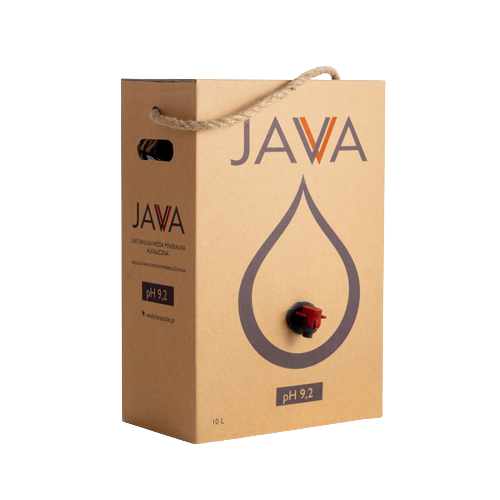 Woda alkaliczna JAVA karton 10l