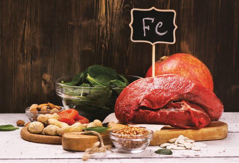 Składniki z żelazem