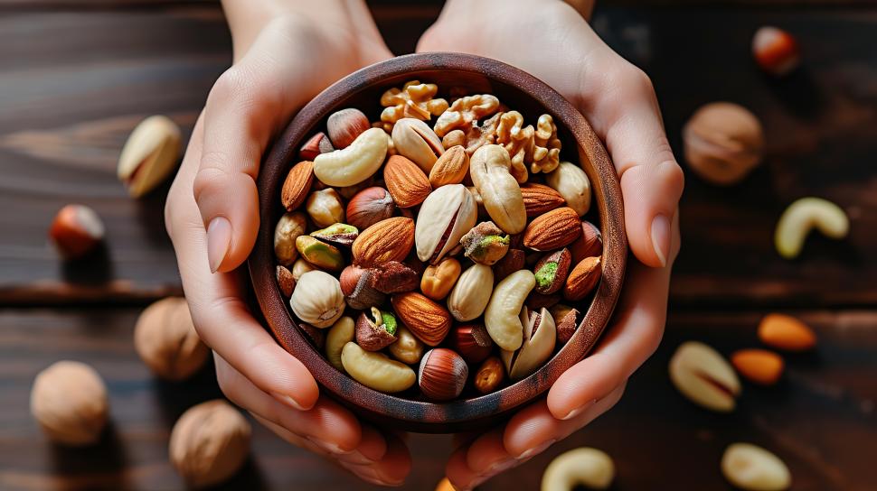 orzechy na talerzyku