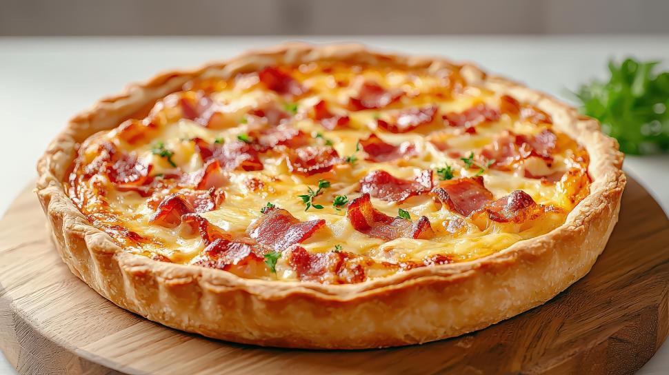 Quiche z boczkiem