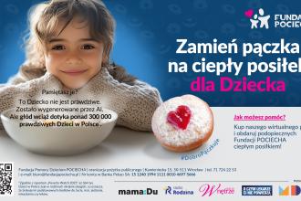 Zamień pączka na ciepły posiłek dla Dziecka – Fundacja POCIECHA po raz szósty wspiera niedożywione dzieci
